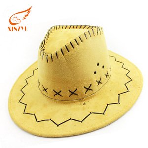 Barato al por mayor de los niños sombreros de vaquero moda amarillo mini sombreros de vaquero - Product Image 1