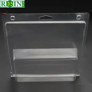 Bán Buôn Đôi Có Thể Gập Lại Rõ Ràng Nhựa PVC PET Vỏ Sò Vỉ Đồ Chơi Hộp Bao Bì