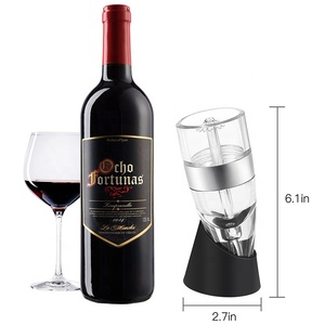 <strong>Wine</strong> Aerator <strong>Decanter</strong> Pourer Spout <strong>Set</strong> With Filters for Purifier Stand Travel Bag Diffuser Air Aerating Strainer for Red - Product Image 6