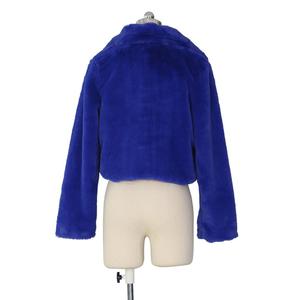 YSMARKET Giacca Corta Sexy in Ecopelliccia da <span class=keywords><strong>Donna</strong></span>, Abbigliamento Autunno Inverno, Calda Morbida Giacca in Pile Oversize, Cappotto da <span class=keywords><strong>Donna</strong></span> EYM-8301 - Product Image 5