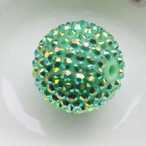 Perles boules de strass colorés Disco, pièces, pour la fabrication de bijoux - Product Image 4