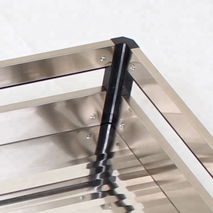 Accessoires pour armoires de cuisine en acier inoxydable, panier coulissant en fil métallique, paniers de rangement pour tiroirs de cuisine à fermeture douce, ancien placard - Product Image 6
