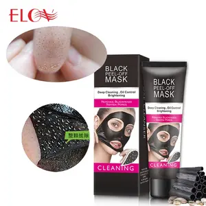 OEM/ODM Blackhead Remover Deep Cleaning Oil Control Facial Mask Hot Sale Popular Bamboo Charcoal Black Peel Off Mud Face Mask