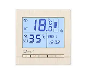 Pengontrol Temperatur AC Pusat Termostat Hvac, Termometer Digital Gas Merkuri ME629