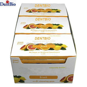 <strong>Diabetes</strong> GMO <strong>free</strong> fruit sour sweet <strong>sugar</strong> <strong>free</strong> chewing gum - Product Image 1