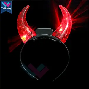 Karneval Kostüm Kinder Party Favor Flash ing LED Devil Horn Stirnband