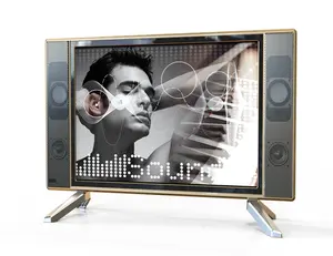 בסיטונאות lcd פנל 19 טלוויזיה-חדש עיצוב S2 17 19 אינץ רחב פנל ארון מזג זכוכית דגם בטלוויזיה Sauey מפעל LCD LED טלוויזיה