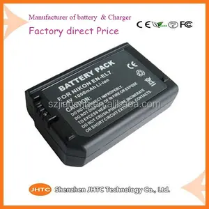 High quality Long time life Digital camera battery for Nikon EN-EL7