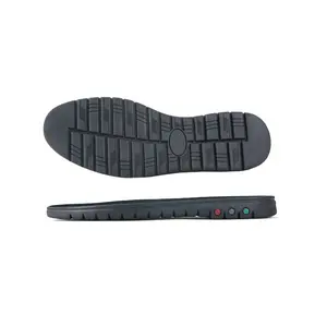 Manufacturers design custom fashion non-slip wear-resistant black rubber sole.