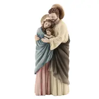 Großhandel benutzer definierte hochwertige Harz Heilige heilige Familie katholische religiöse Souvenir Statuen zu verkaufen