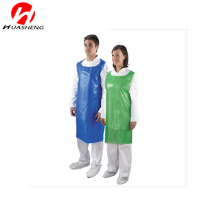 CE Phê Duyệt Tùy Chỉnh Giá Rẻ Phẫu Thuật HDPE Nhựa Dùng Một Lần Tạp Dề - Product Image 2