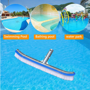 12 "<span class=keywords><strong>piscina</strong></span> Pared de limpieza cepillo para aluminio barato Limpieza de alta calidad con cerdas suaves - Product Image 4