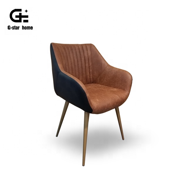 Роскошный кожаный обеденный стул с деревянными ножками, обивочное кресло, обеденный стул, гостиная, оптовая торговля