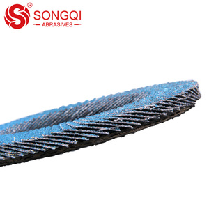 <span class=keywords><strong>Disque</strong></span> à lamelles de grain 115mm 80/120 pour le polissage de l'acier inoxydable - Product Image 3