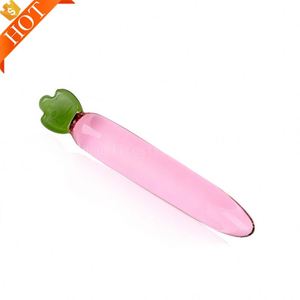 Kostenlose individuelle Schachtel  Verkaufsschlager Sexspielzeug Fabrik Gummi Glas Tierdoppel-<span class=keywords><strong>Dildo</strong></span> Gemüseform Vibrator - Product Image 4