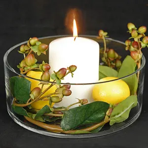 Thủy Tinh Lớn Candle Chủ Flower Lọ/Rõ Ràng Vòng Lọ Và Chậu Cây/Thủy Tinh Bảng Trang Trí Lọ Cho Đám Cưới