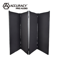 Cabina de DJ con Estructura Metálica y Revestimiento Negro para Eventos DJB-01B de Accuracy Pro Audio