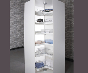 Morden Möbel Kleiderschrank Zubehör drehbares Regal für Eckschrank Kleiderschrank Kleidung Organisator Schlafzimmerschrank - Product Image 2