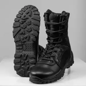 Anti-slip Breathable Fashion Men Combat boot Tactical Camping Hiking Shoes Men Boots