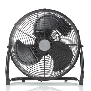 Supply 140W industrial floor fan outdoor 14 inch industrial electric stand metal fan