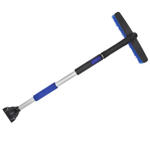Thiết Kế Mới Phụ Kiện Xe Hơi Kính Thiên Văn Nhôm Xử Lý Băng <span class=keywords><strong>Scraper</strong></span> Tuyết Bàn Chải - Product Image 3