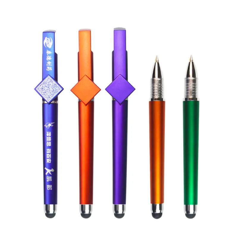 Stylo de Gel multifonction avec Logo publicitaire personnalisé, écran tactile, cadeau d'affaires, en plastique, 1 pièce