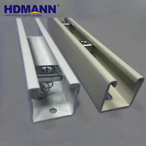 Unistrut de perfil de canal en u de acero HDG de fabricante profesional