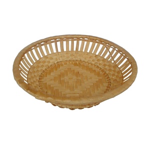 Panier rond en bambou tissé pas cher du Vietnam - Product Image 4