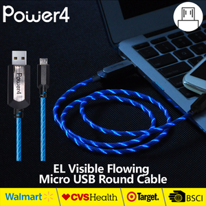 Mejor iluminado iluminado modal cacle con conectores micro usb para smartphone - Product Image 1