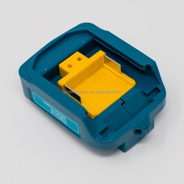 Replacement Adapter with USB for Makita 14.4V 18V Power Tools with DC 5525 5521 Connector