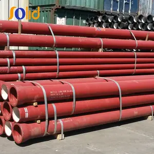 Hot Sale Cement Coating DN80-DN 2600 K9 C40 C30 C25 Ductile Iron Cement Lined Ductile Iron Pipe