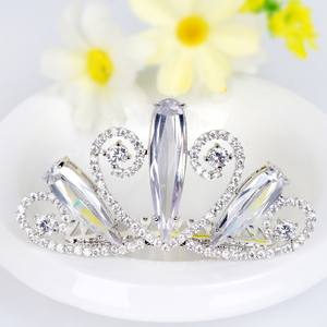 LUOTEEMI оптовая продажа горячая Распродажа роскошные сверкающие кубические циркониевые Свадебные украшения для невесты аксессуары для волос Тиара Корона подружки невесты - Product Image 2
