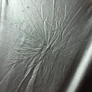 Şemsiye çanta duş perdesi DTY iplik için 210D 100% polyester oxford kumaşı gümüş kaplı kumaş