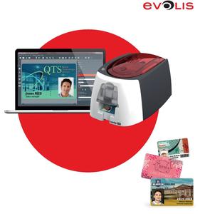 Imprimante de cartes d'identité intelligentes en plastique recto simple Evolis Badgy200 - Product Image 5