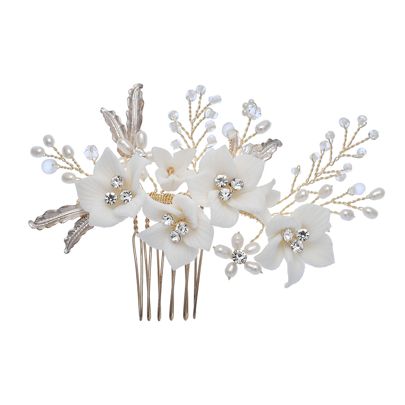 Petit peigne à cheveux doré