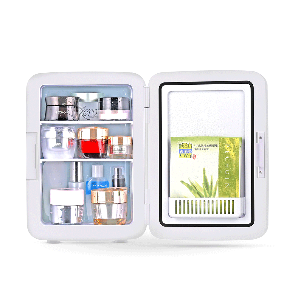 10л 12В портативный маленький розовый однодверный мини-бар холодильник