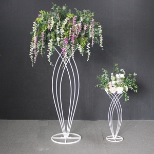 Metal flower stand for wedding party event decoration, wedding walkway, wedding table centerpiece