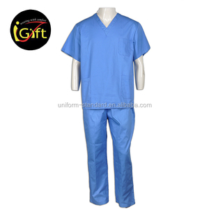 2022, venta al por mayor, conjuntos de uniformes médicos de enfermería personalizados, pantalones, conjuntos de uniformes aptos para correr, uniformes de Hospital Unisex con logotipo tejido - Product Image 2