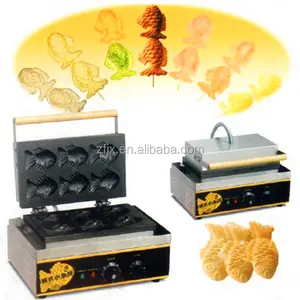 Korean Electric sea bream fish shape cakebaking machine_fish shape waffle maker