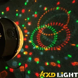 Digital RGB LED Crystal Magic Ball RGBWAP DMX Stage Effect Light for Disco Home Entertainment