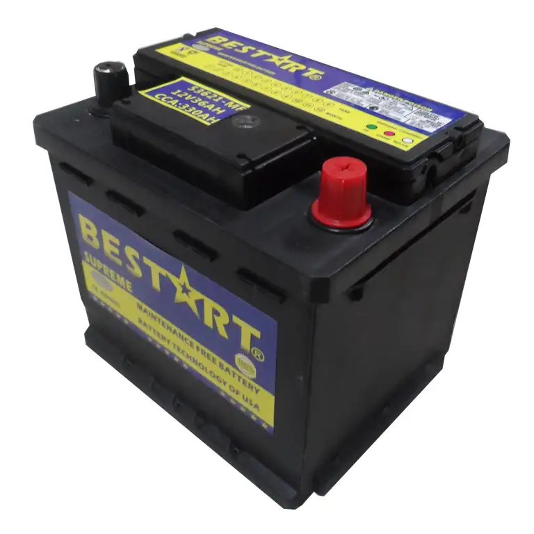 12V Battery 12V36AH automotive battery MF car battery 53621