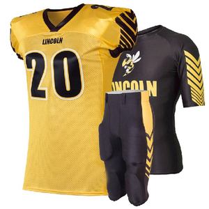 Precio de fábrica al por mayor de fútbol americano uniforme de fútbol desgaste - Product Image 3