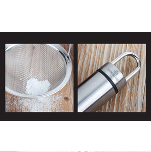 Herramientas de cocina colador de acero inoxidable malla de harina cocina tamiz para la venta - Product Image 3