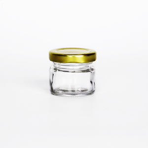 Vòng Shape 60Ml Mini Mason Jar 2Oz Thủy Tinh Nhỏ Bee Mật Ong Jar Với Twist Tắt Kim Loại Nắp - Product Image 3