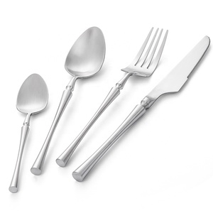 4Piece Set tái sử dụng Flatware thép không gỉ văn phòng đồ dùng Hộp Quà Tặng nĩa và dao đồ ăn bằng thép không gỉ dao kéo muỗng đặt - Product Image 1
