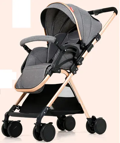 premium baby lightweight baby stroller black