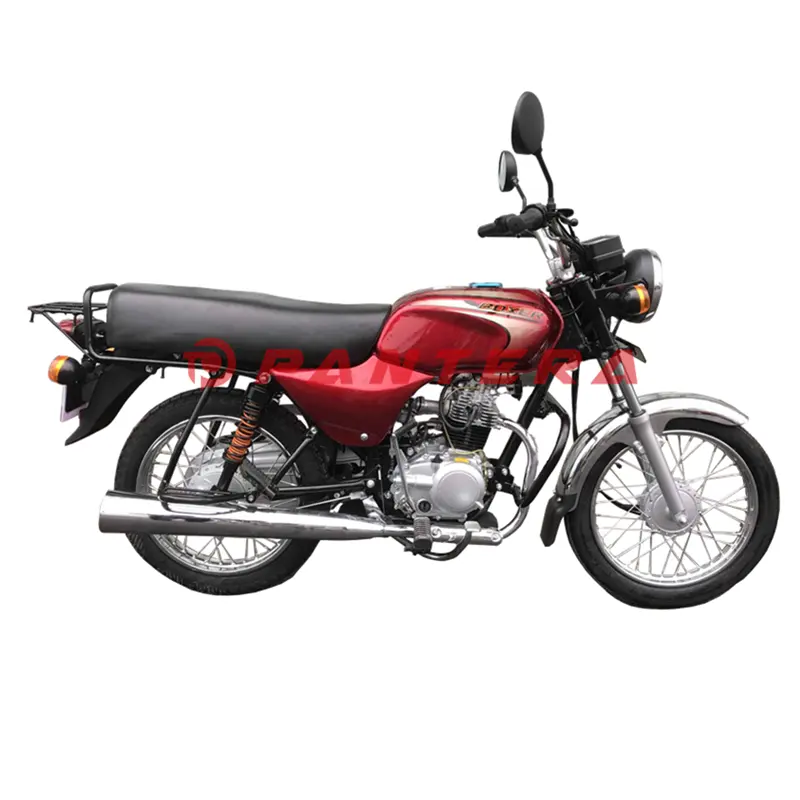 Bajaj New Model Motor Cycle 100cc Boxer Motorcycle Myanmar With Spokes