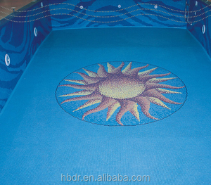 Commercio all'ingrosso di fabbrica di high-end materiale chiaro <span class=keywords><strong>piastrelle</strong></span> di vetro bule di colore mosaico di vetro <span class=keywords><strong>piastrelle</strong></span> piscina per il nuoto piscina - Product Image 2