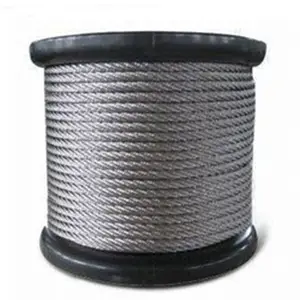 6X37+IWRC 6mm Ungalvanized/Gal Steel Wire Rope