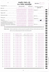 Feuille de réponse / Papier OMR pour l'examen scolaire - Product Image 4